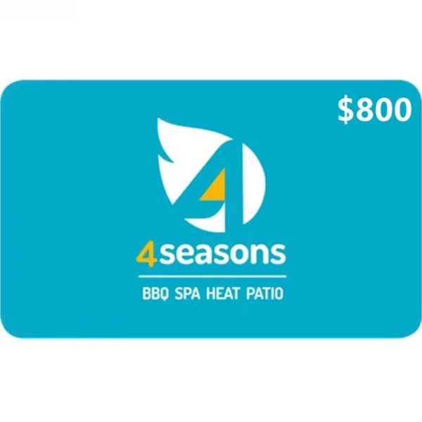 4 Seasons Home & Leisure $800 NZD Physical Gift Card (Express Delivery)
