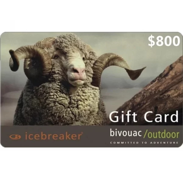 Bivouac Outdoor $800 NZD Physical Gift Card (Express Delivery) - Image 3