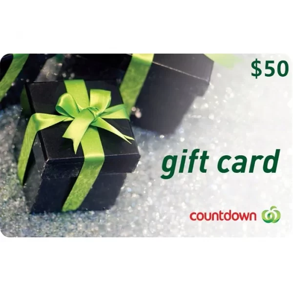 Countdown $50 NZD Physical Gift Card (Express Delivery)