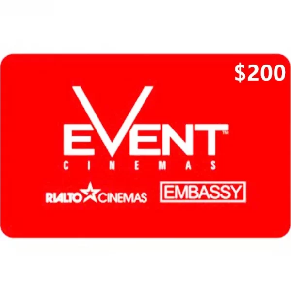 EVENT Cinemas $200 NZD Physical Gift Card (Express Delivery) - Image 3