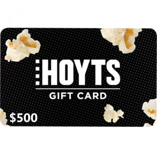 Hoyts Cinemas $500 NZD Digital Gift Cards (Email Delivery)