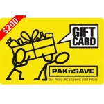 PAK'nSAVE $200 NZD Physical Gift Card (Express Delivery)