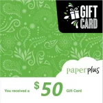 Paper Plus $50 NZD Digital Gift Cards (Email Delivery)