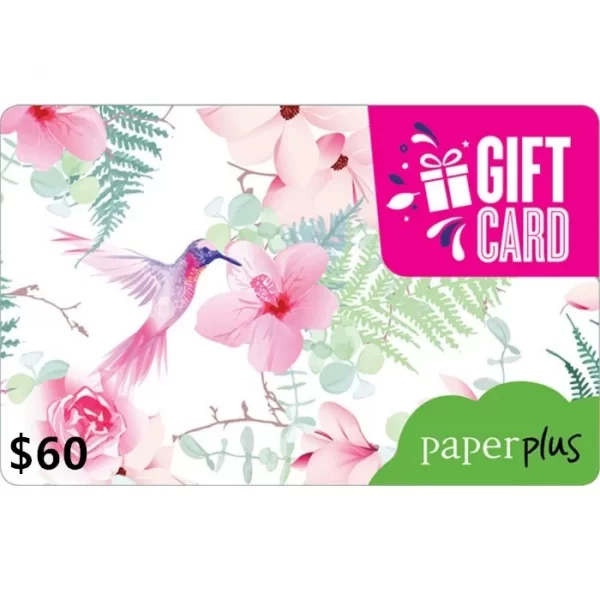 Paper Plus $60 NZD Physical Gift Card (Express Delivery) - Image 2