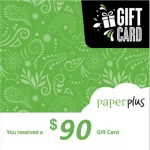 Paper Plus $90 NZD Digital Gift Cards (Email Delivery)
