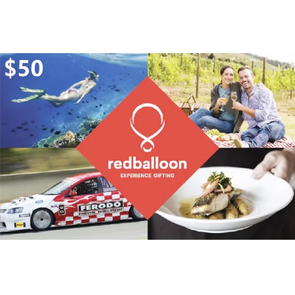 RedBalloon $50 NZD Physical Gift Cards (Express Delivery) - Image 2