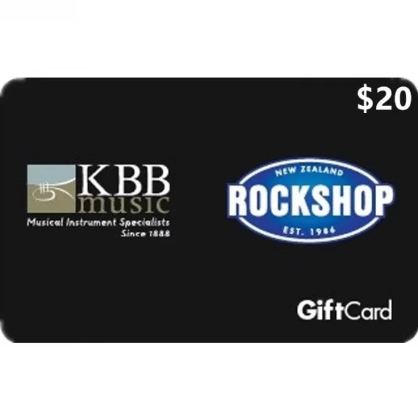 Rockshop $20 NZD Physical Gift Card (Express Delivery)