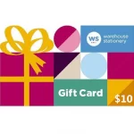 Warehouse Stationery $10 NZD Physical Gift Card (Express Delivery)