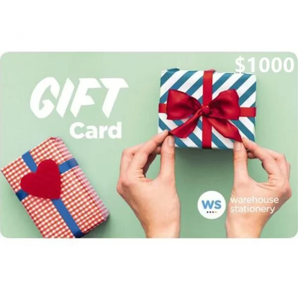 Warehouse Stationery $1000 NZD Physical Gift Card (Express Delivery) - Image 2