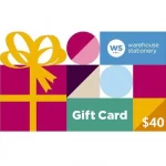 Warehouse Stationery $40 NZD Physical Gift Card (Express Delivery)