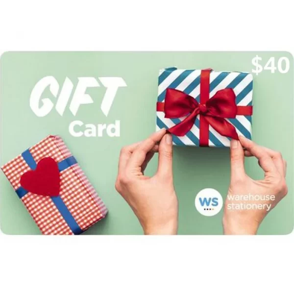 Warehouse Stationery $40 NZD Physical Gift Card (Express Delivery) - Image 2