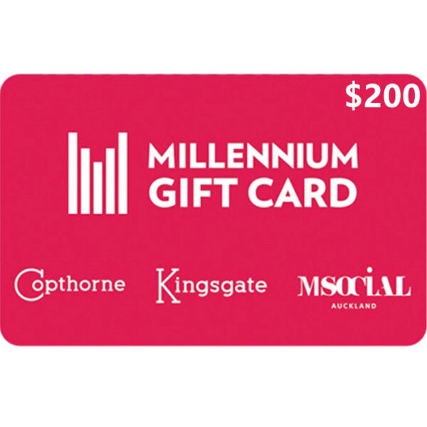 Millennium Hotel $200 NZD Physical Gift Card (Express Delivery)
