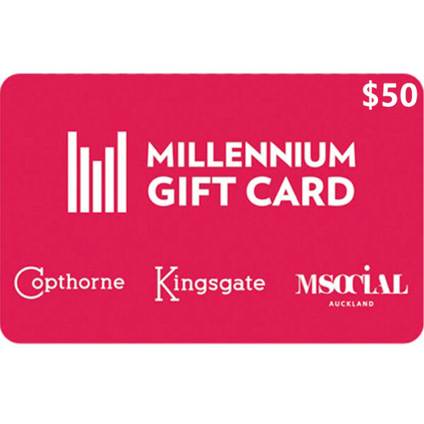 Millennium Hotel $50 NZD Physical Gift Card (Express Delivery)