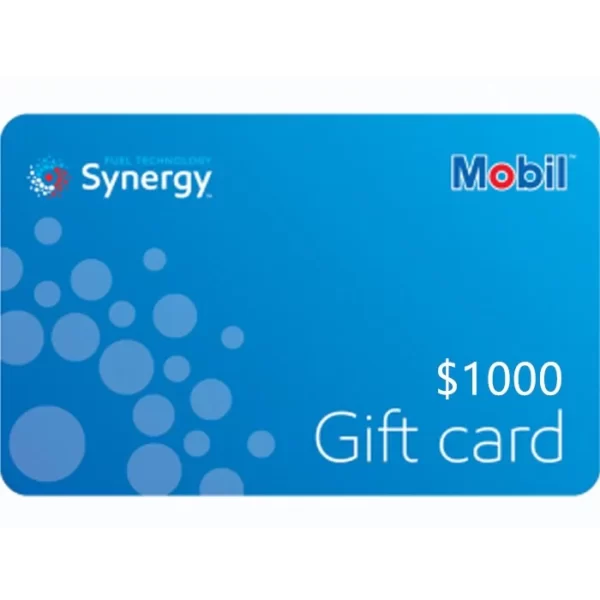 Mobil $1000 NZD Physical Gift Card (Express Delivery)