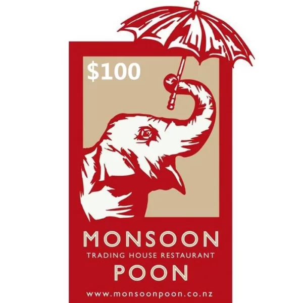 Monsoon Poon $100 NZD Physical Gift Card (Express Delivery)