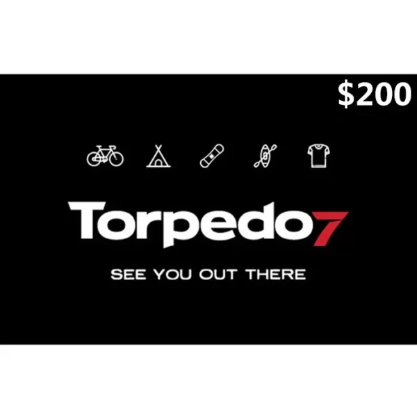 Torpedo7 $200 NZD Physical Gift Card (Express Delivery)
