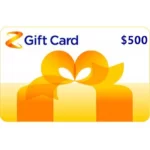 Z Energy $500 NZD Physical Gift Card (Express Delivery)