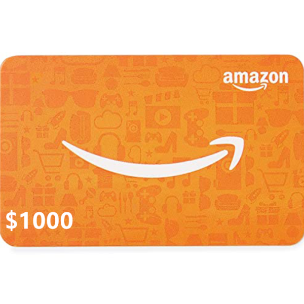 Amazon $1000 USD Digital Gift Card/Voucher (Email Delivery) - Image 3