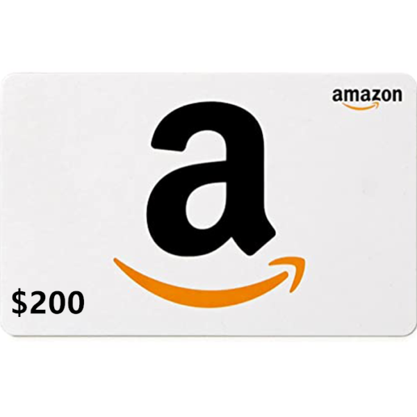 Amazon $200 USD Digital Gift Card/Voucher (Email Delivery) - Image 2