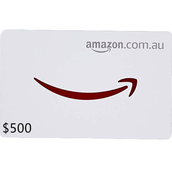 Amazon $500 AUD Digital Gift Card/Voucher (Email Delivery) - Image 3