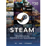 Steam Game $30 USD Digital Gift Card (Email Delivery)