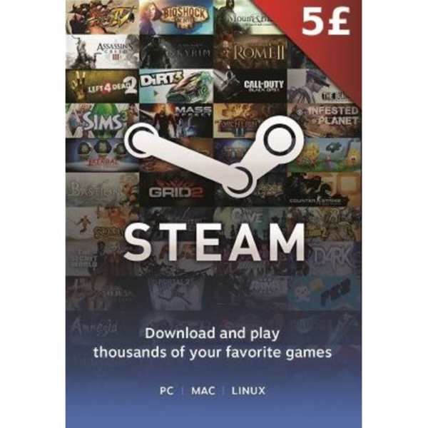 Steam Gift Cards United Kingdom Region – GBP (Email Delivery) - Image 6
